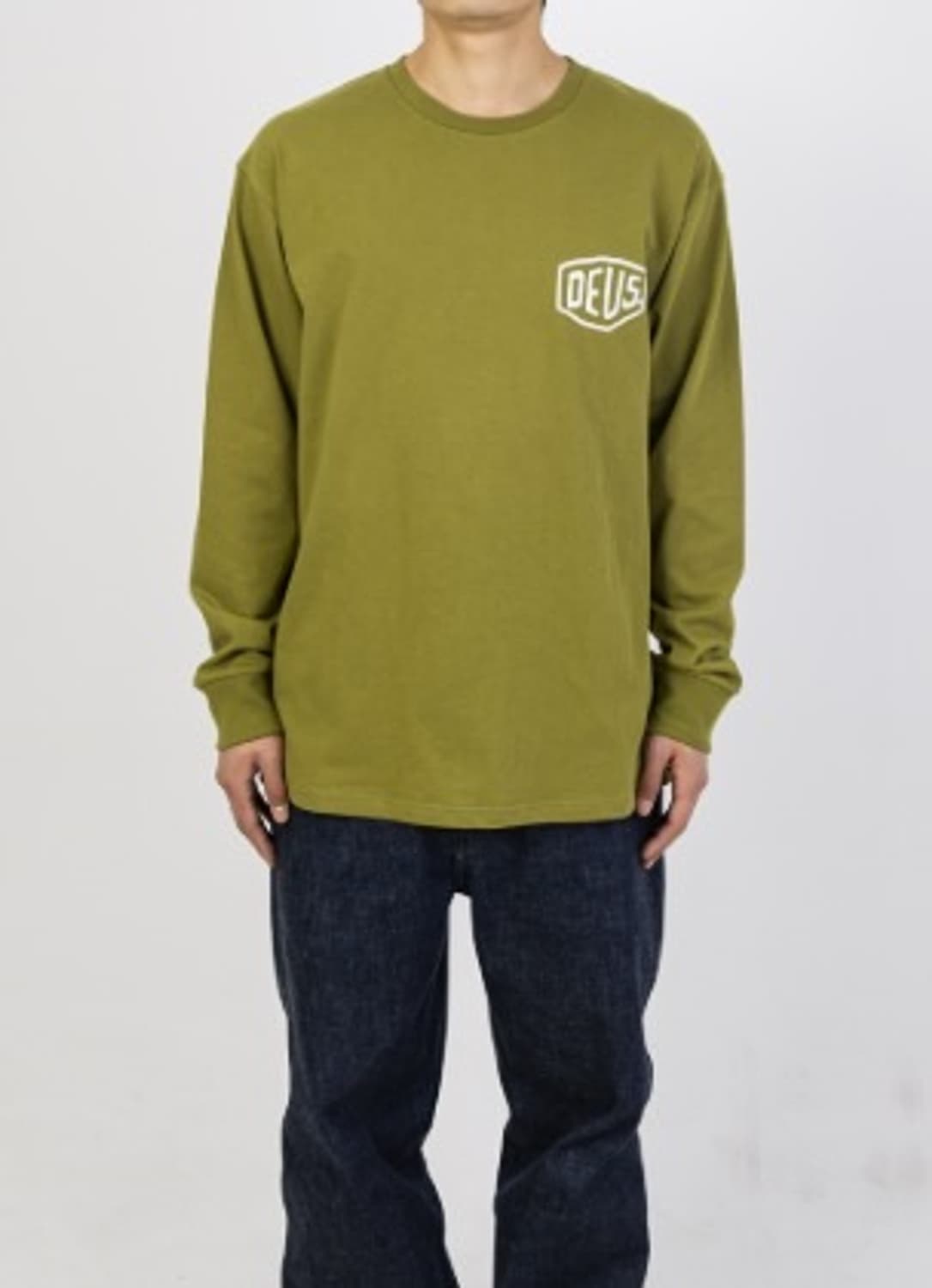 데우스 SAMCHEONG L/S TEE-ROVER GREEN 맨투맨 상품이미지2