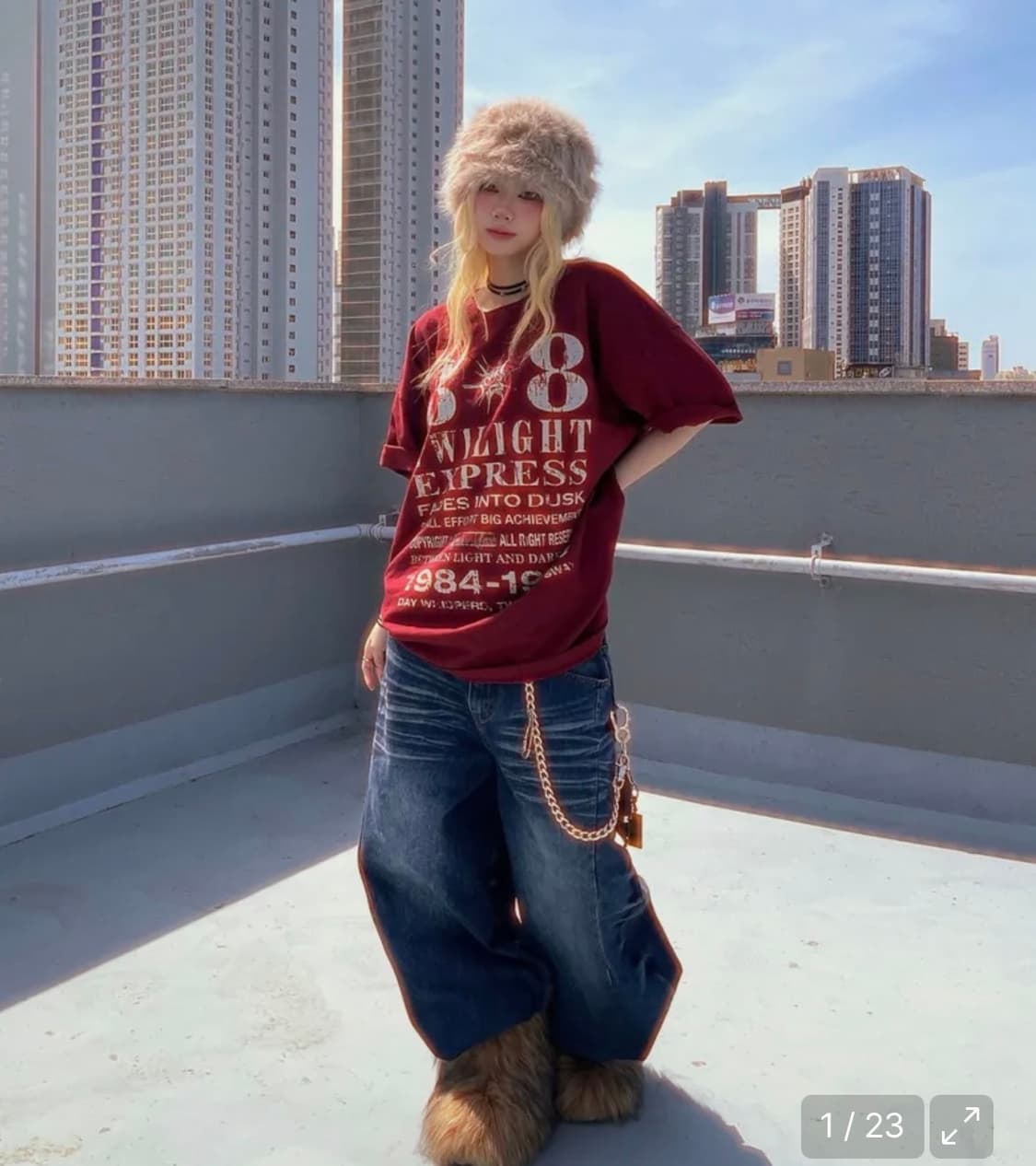 IDWS 아이돈워너셀 반팔 사이즈 2 상품이미지1