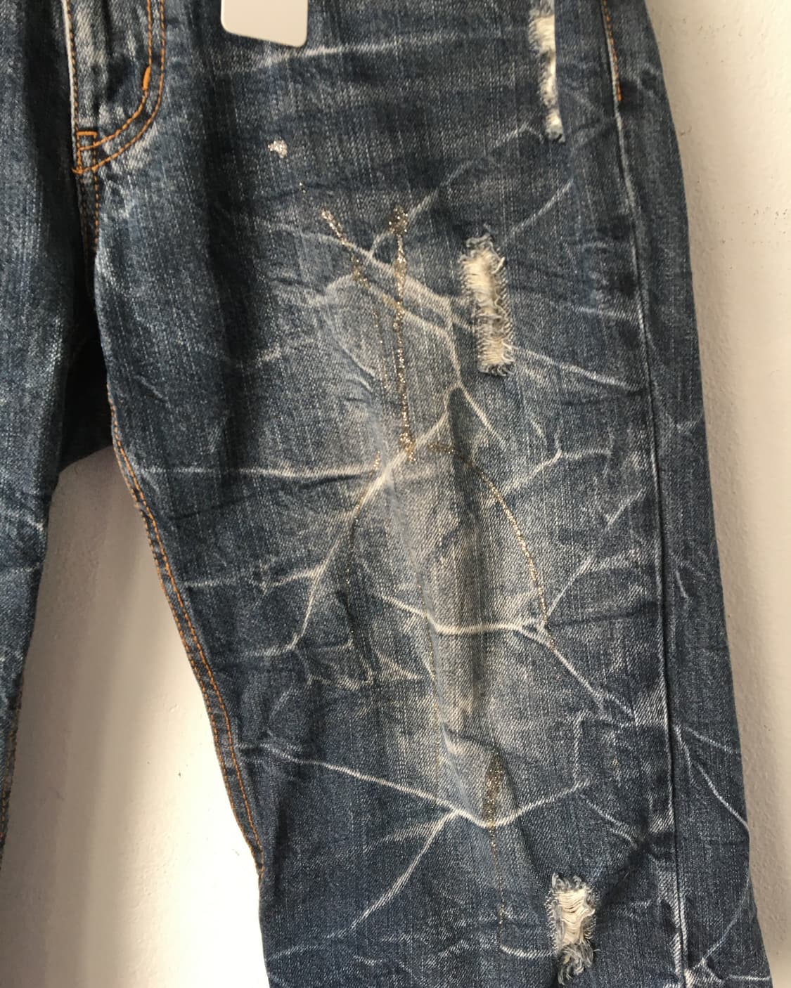 Washing denim half pants 상품이미지4