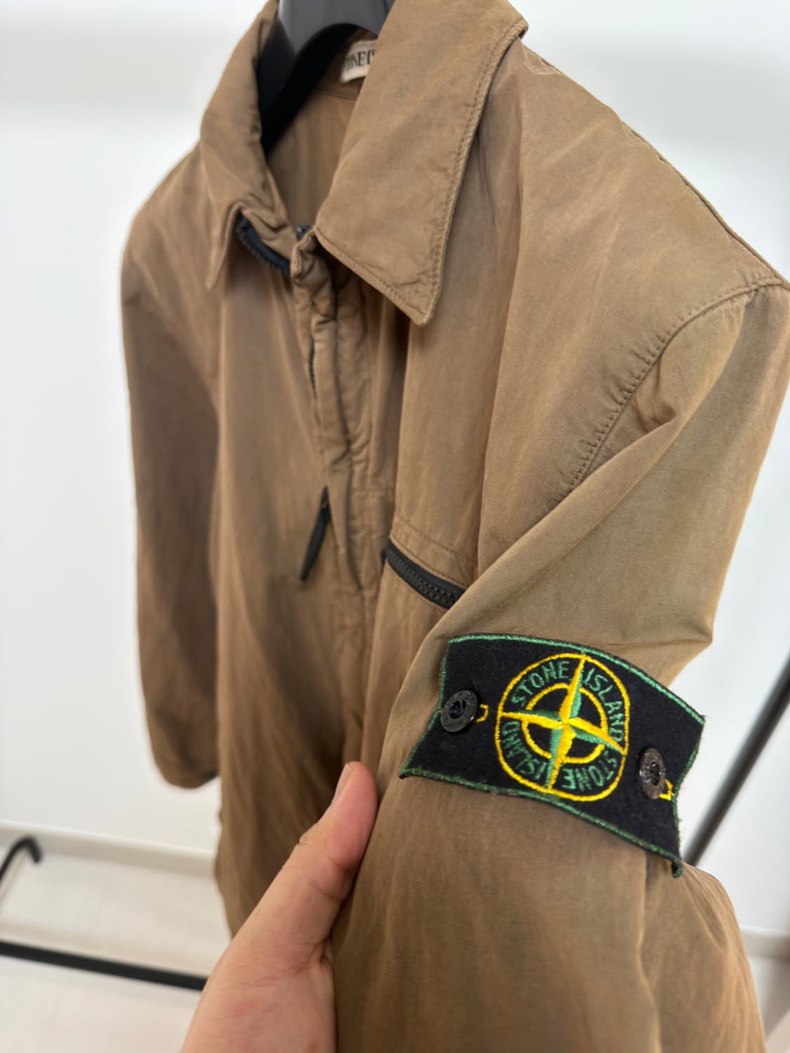 [L, 레어] 90’s 스톤아일랜드 아카이브 자켓 브라운 상품이미지2