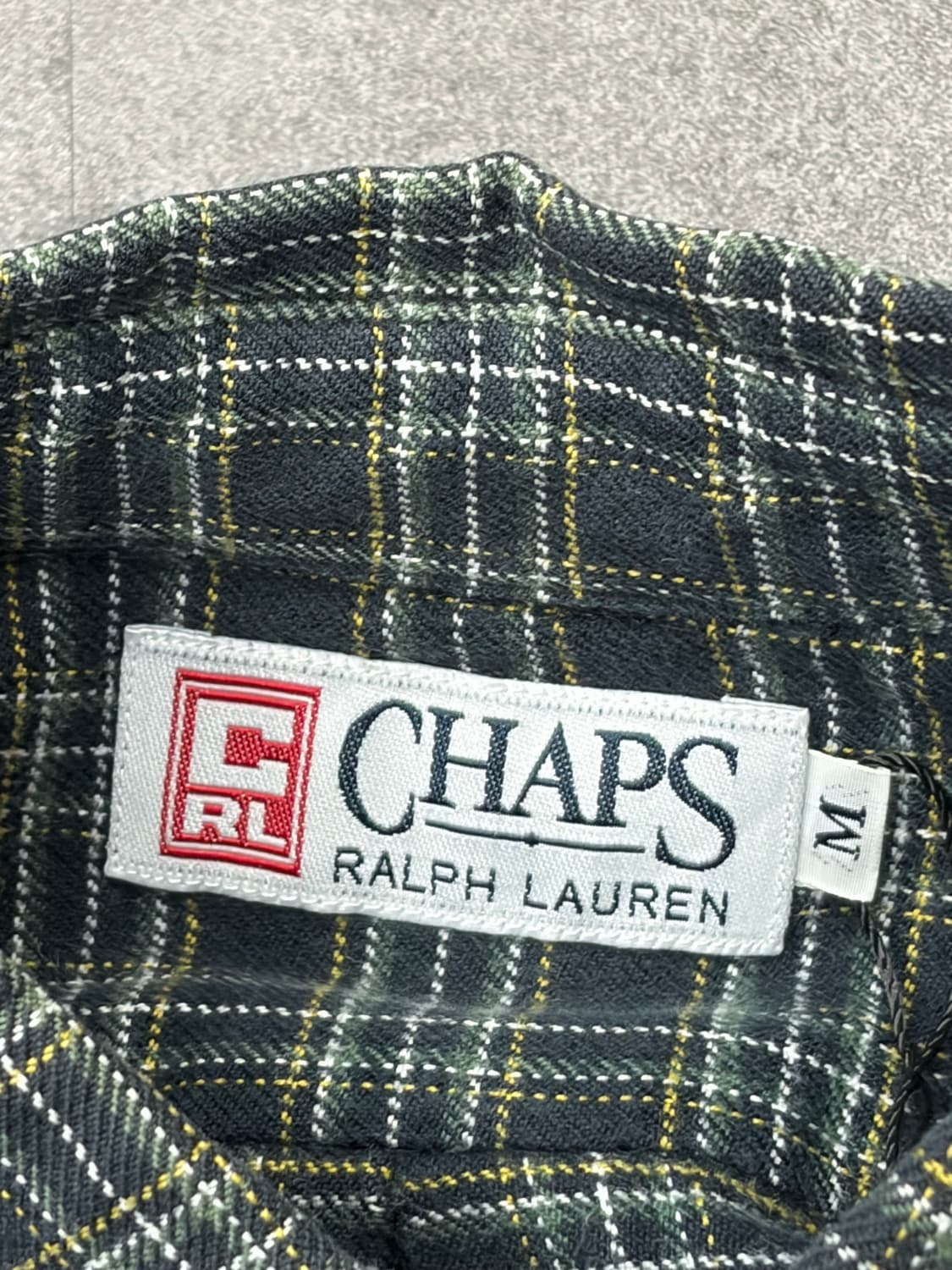 90s 챕스랄프로렌 플란넬 체크셔츠 상품이미지7