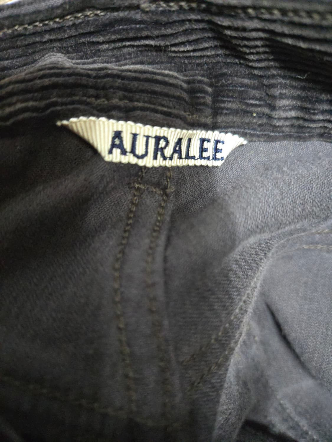 오라리 코르듀이 팬츠 다크 브라운 사이즈 3 (실측참조) 상품이미지5