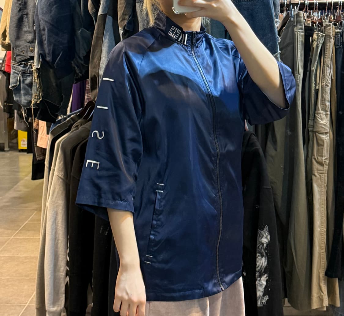 [NO.9] vtg 새틴 트랙 자켓 상품이미지2