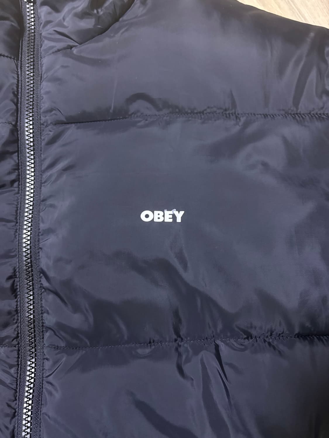 OBEY오베이 푸퍼 패딩 블랙 L 상품이미지4