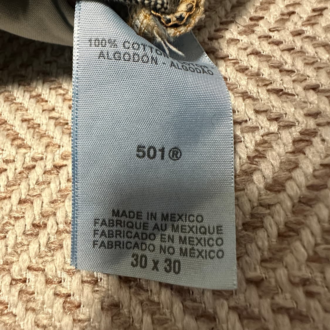 LEVI'S 501 mexico made denim pants 상품이미지4