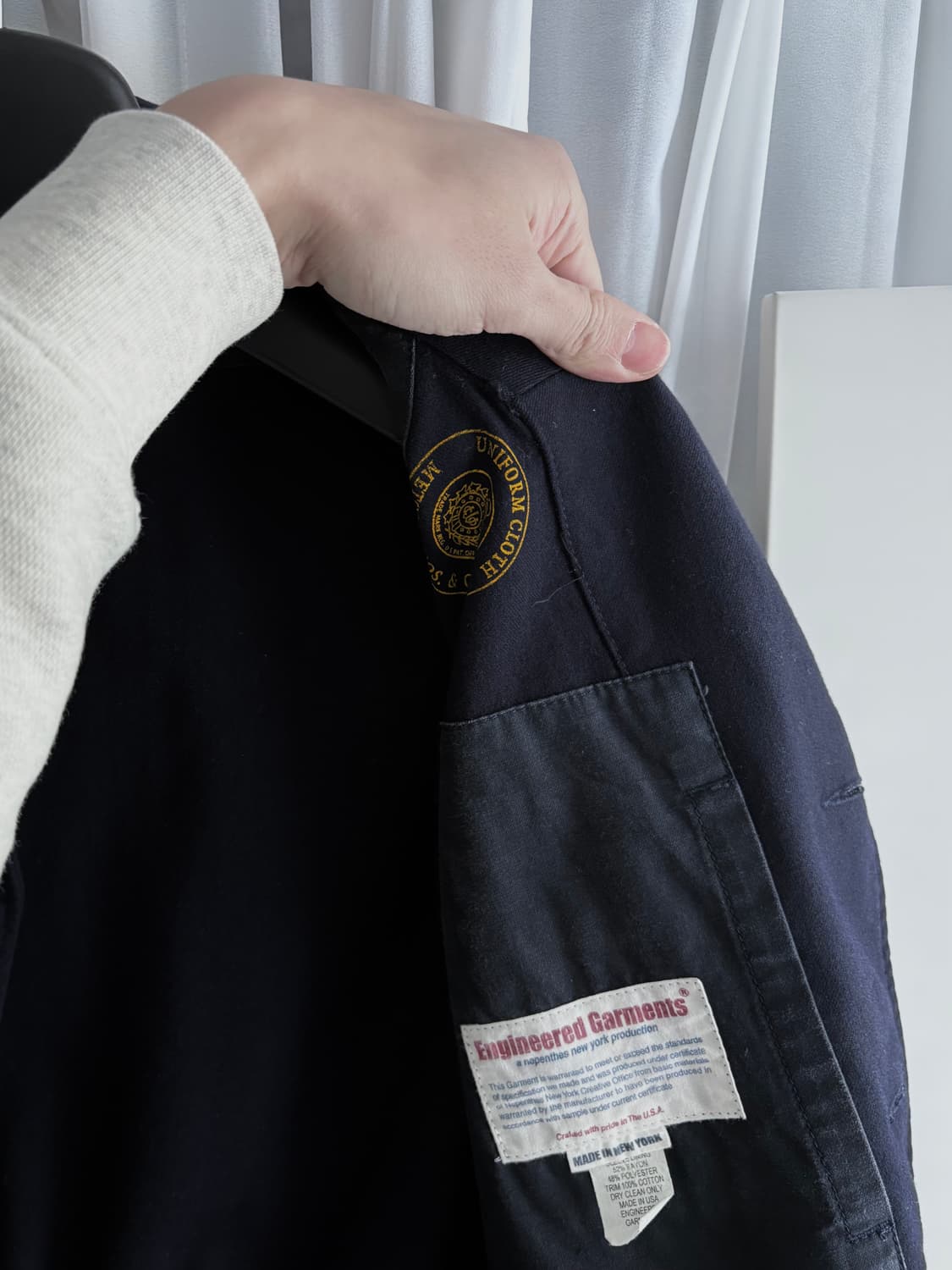 엔지니어드 가먼츠 유틸리티 포켓 울 재킷 상품이미지8