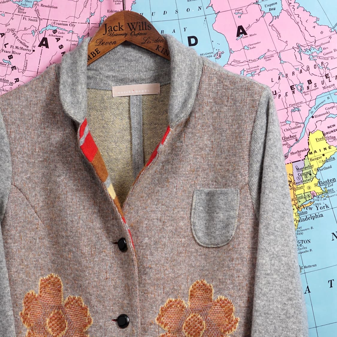 Noriko Araki 사시코 가디건 자켓 상품이미지2