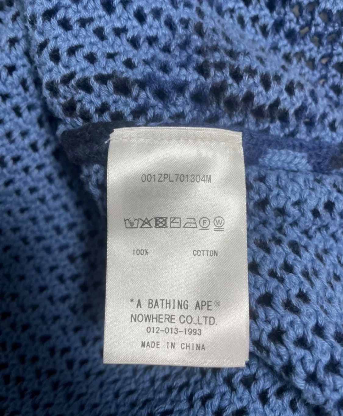 베이프 카모 크로쉐 새상품 m사이즈/ 베이프 컬러 카모 크로쉐 릴렉스드 상품이미지4