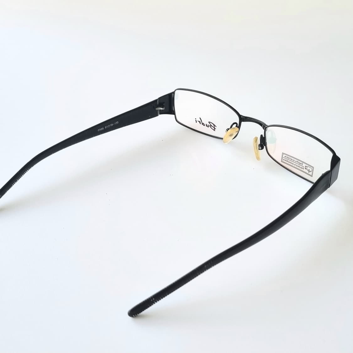 데드스탁 빈티지 슬림 사각 긱시크 콤비 안경테 1260 상품이미지4