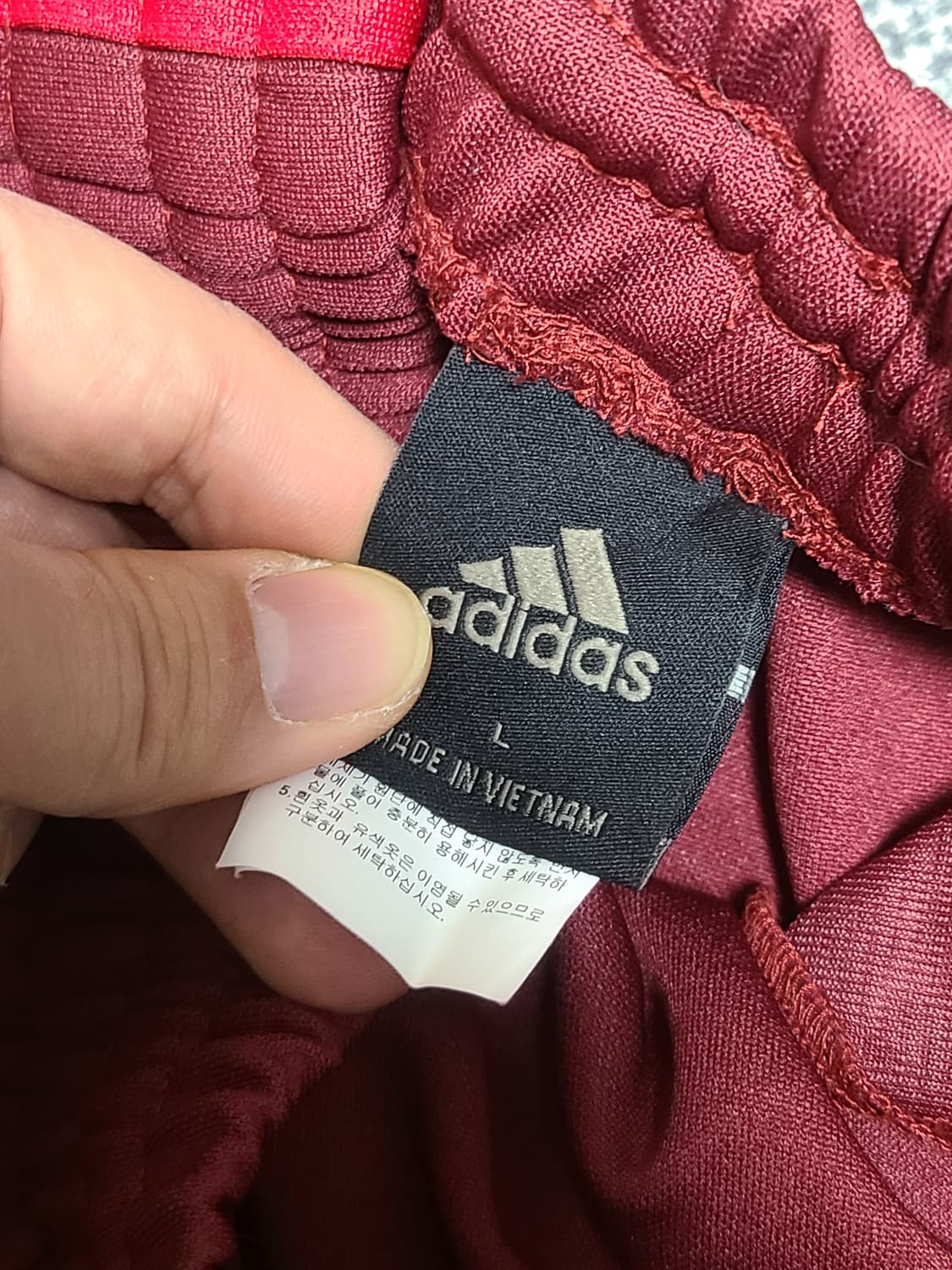 아디다스 3-스트라이프 트레이닝 팬츠 자주색 상품이미지5