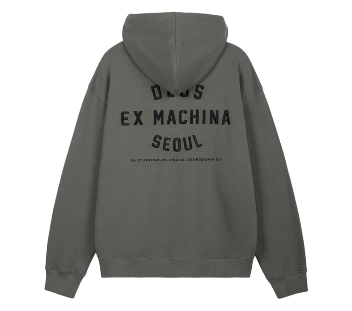 데우스 후드집업 차콜 s 판매합니다 상품이미지2