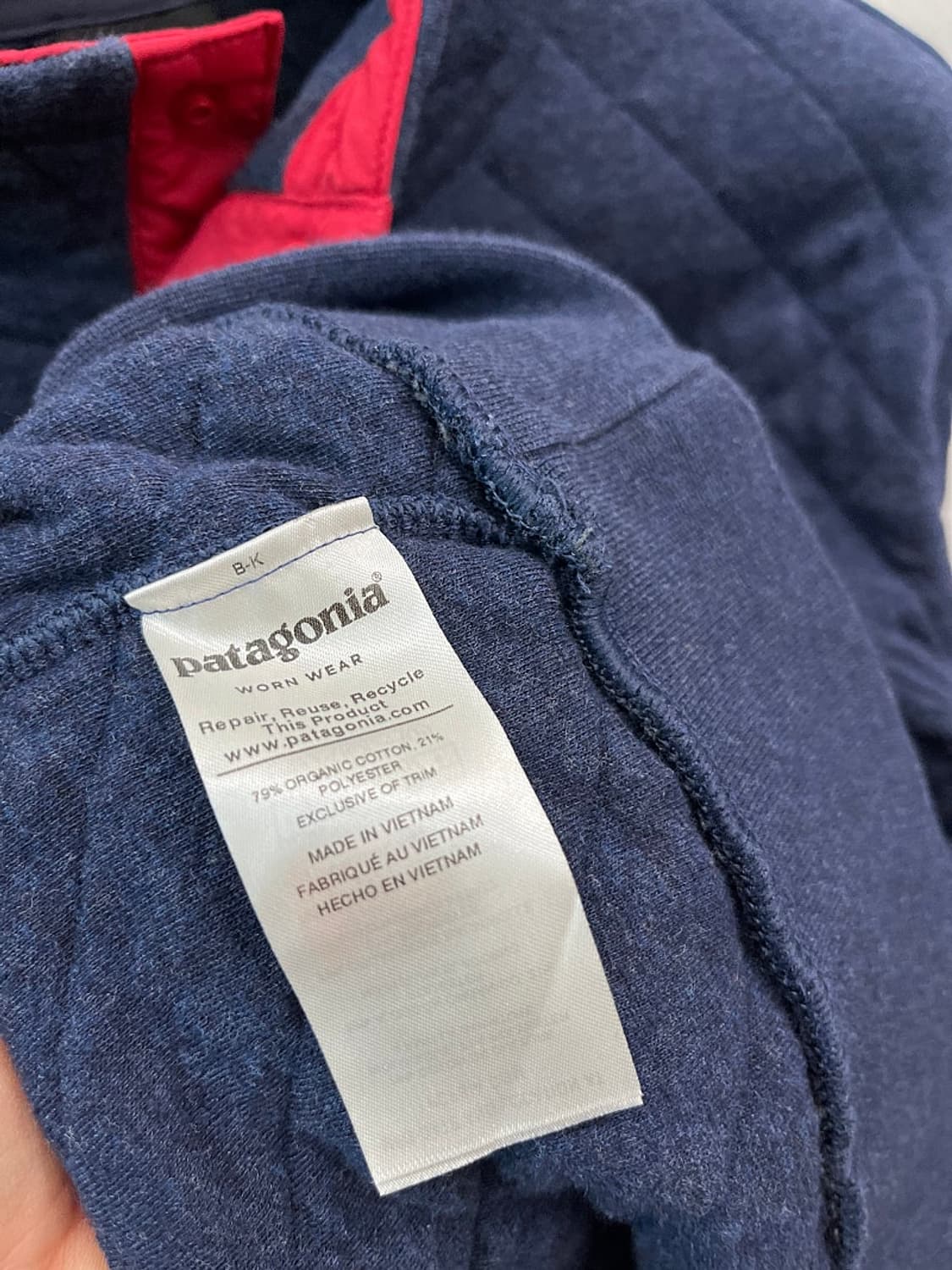 105) 파타고니아 누빔 풀오버  상품이미지6