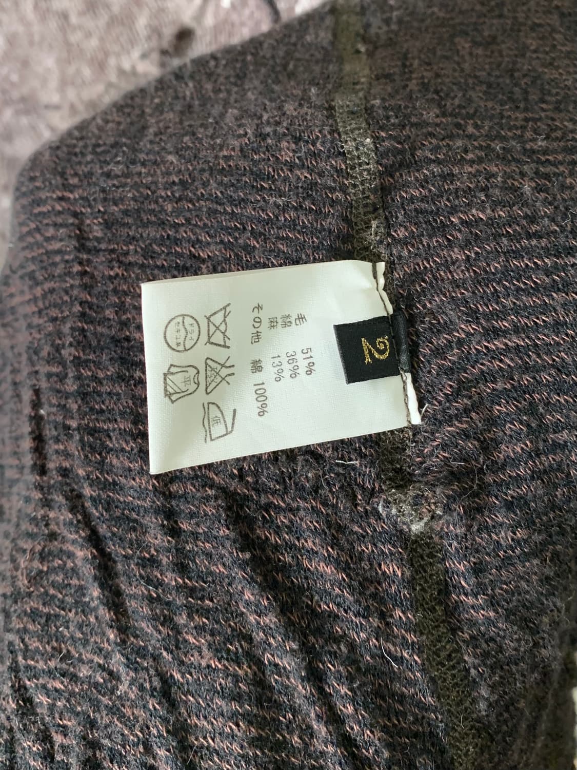 캐피탈 사이드 버튼 사선 가디건 상품이미지6