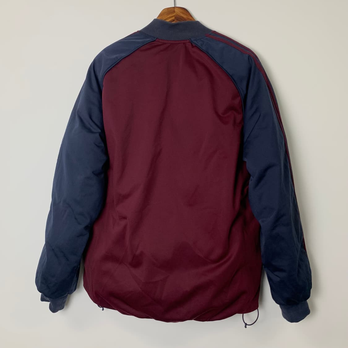 아디다스 버건디 네이비 리버시블 패딩 상품이미지7