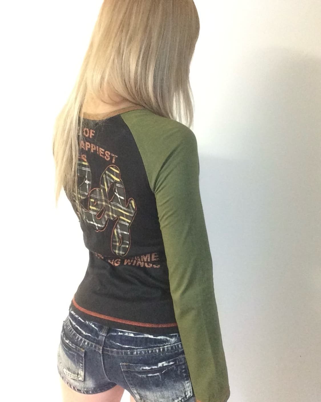 Raglan Y2K Lettering Top 상품이미지7