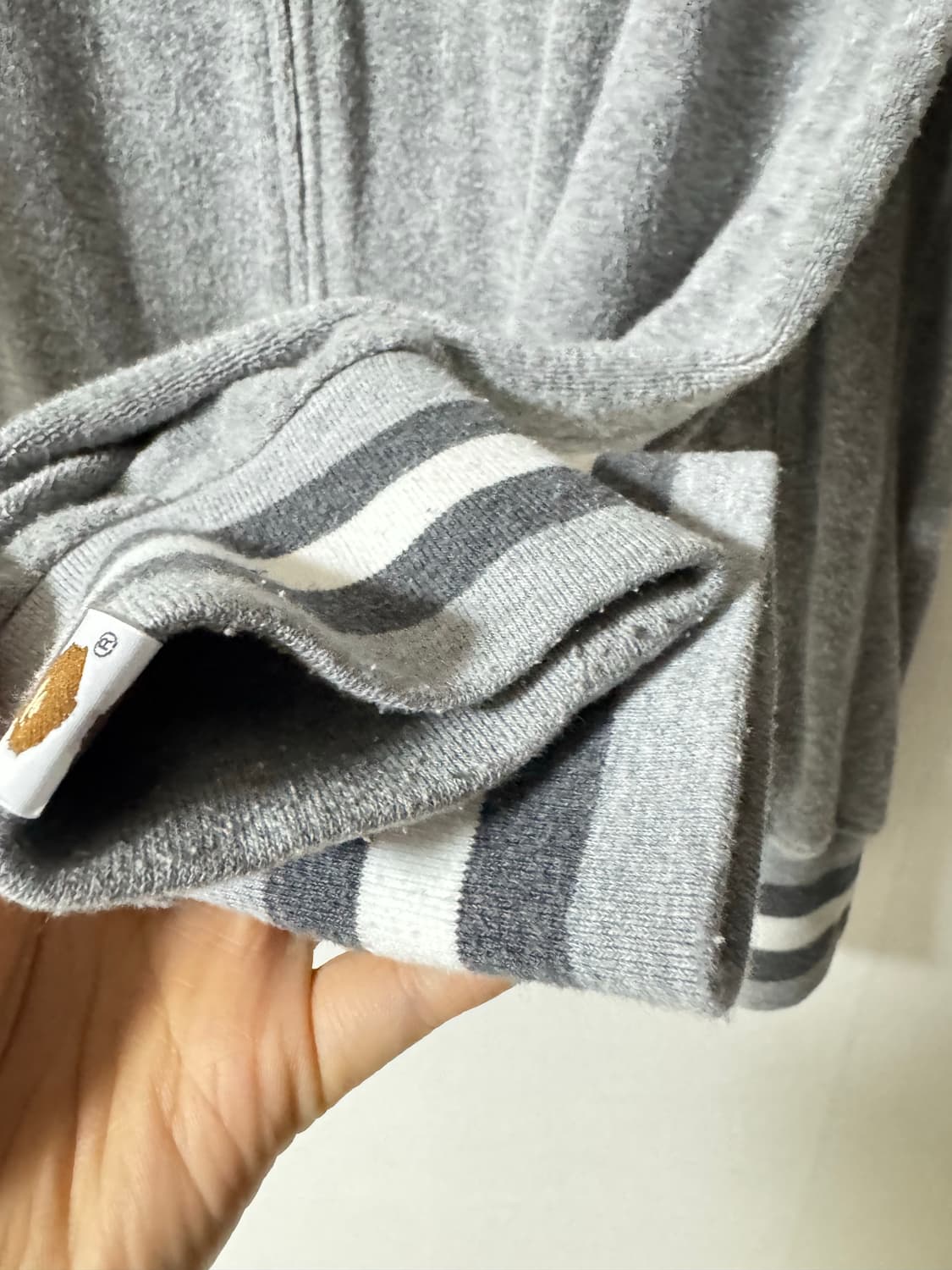 베이프 그레이 베이스볼 테리집업 상품이미지2