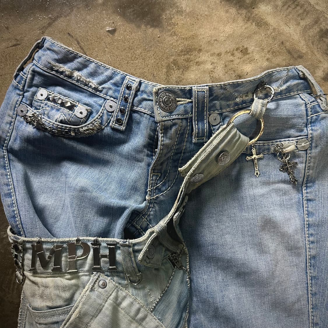 cross flared jeans&holster bag (MPH) 상품이미지5