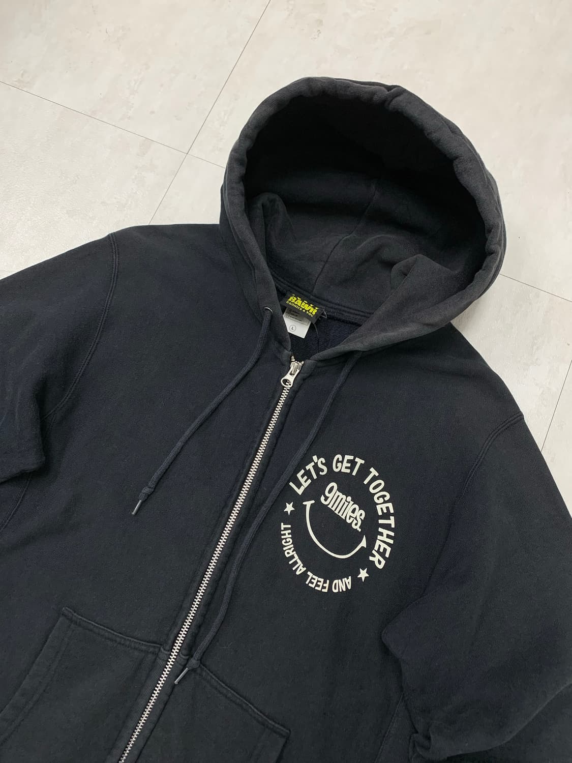 Bawr kronics&you 블랙 후드집업 #137 상품이미지3