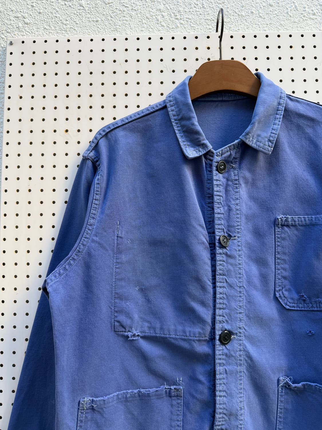 OLD VINTAGE FADED PURPLE BLUE 프렌치워크자켓 상품이미지5