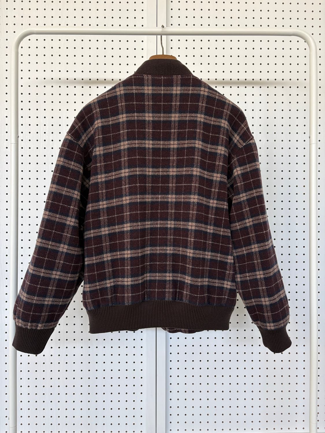 라코스테 체크 봄버 자켓 상품이미지2