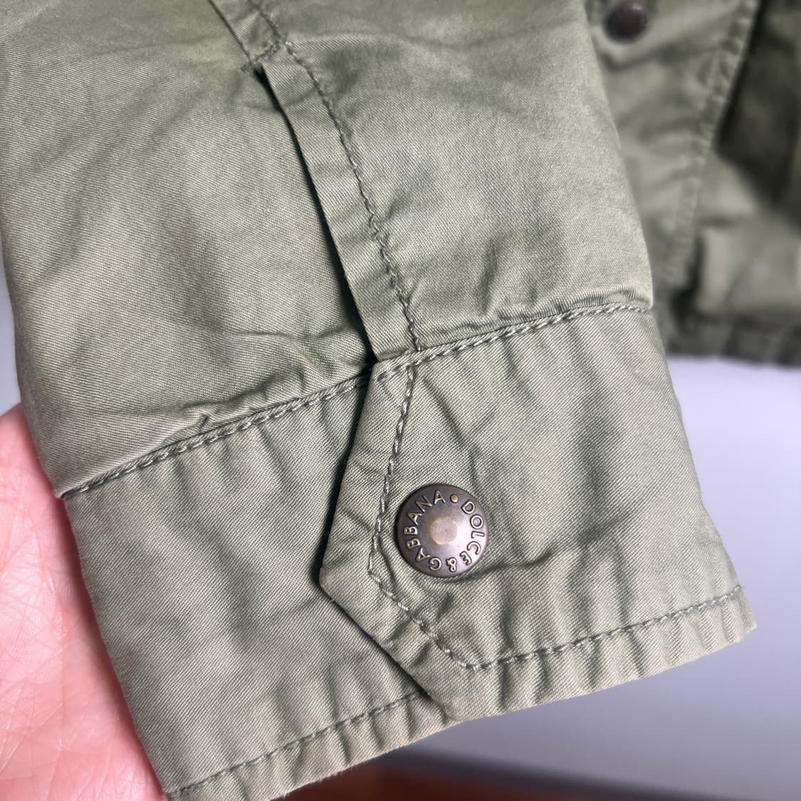 돌체앤가바나 카키 빈티지 밀리터리 야상 자켓 48 상품이미지8