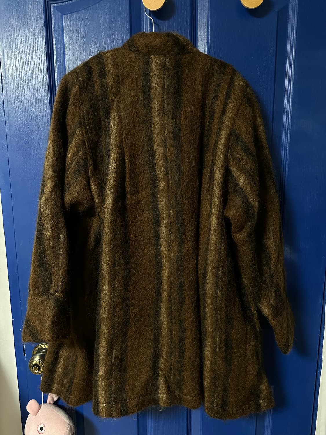 빈티지 스트라이프 모헤어 코트 상품이미지4