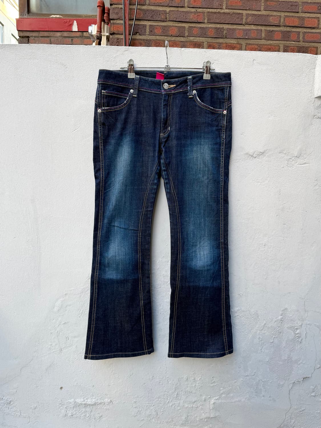 04‘s 랭글러 WR 핑크라벨 플레어 데님 팬츠 부츠컷 청바지 상품이미지1