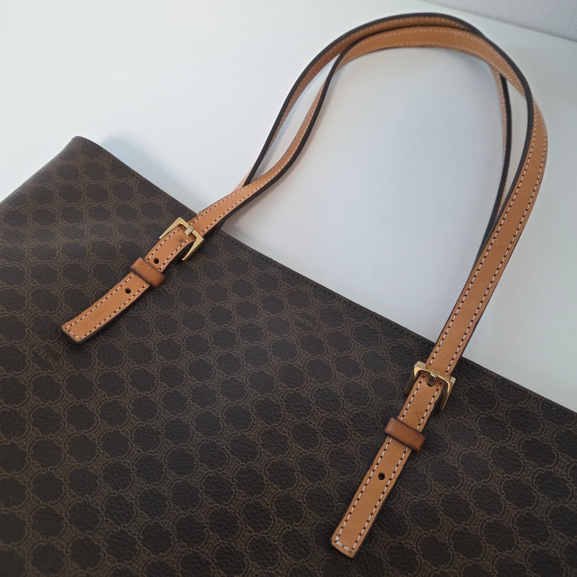 CELINE 셀린느 정품 마카담 빈티지 쇼퍼백 숄더백 상품이미지3