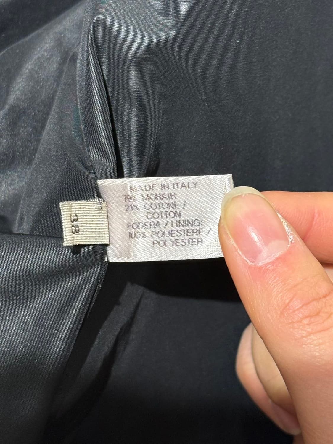 보테가베네타 블랙 모헤어 퍼 크롭 베스트 상품이미지8