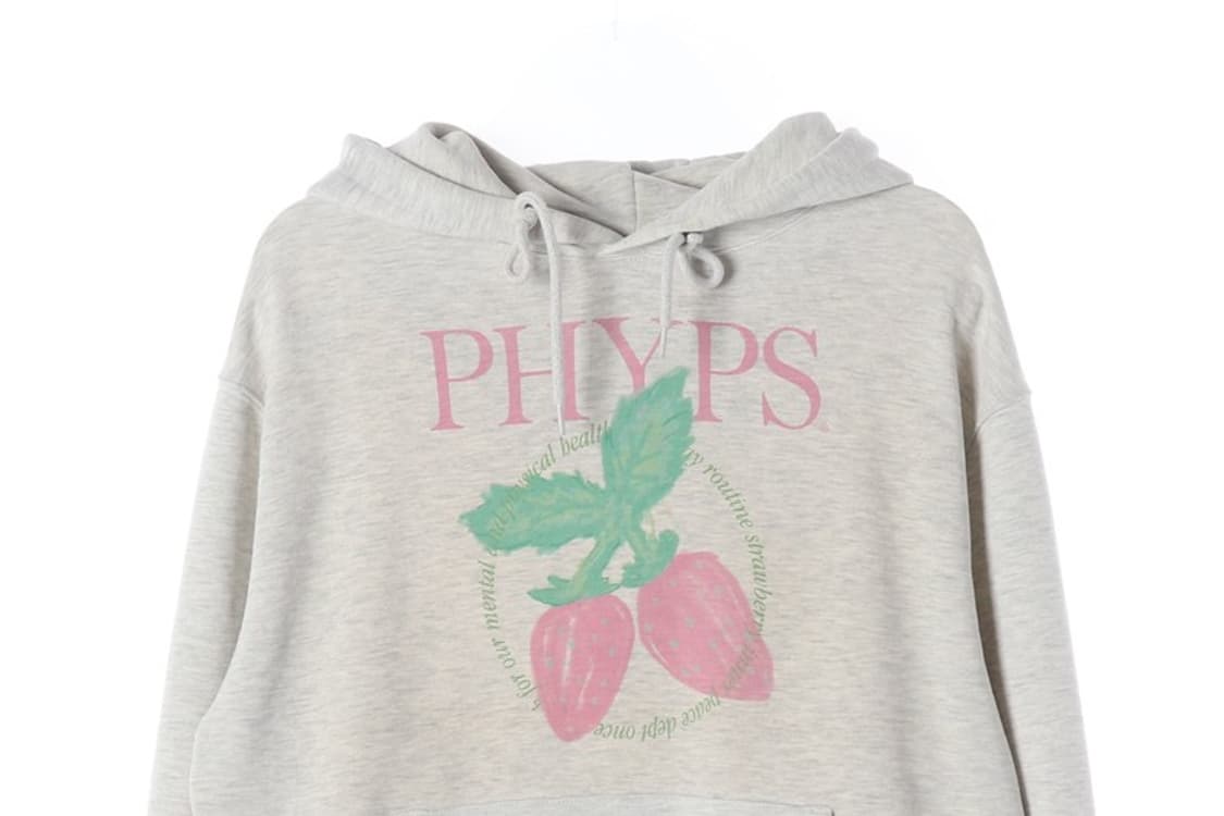 핍스 스트로베리 그래픽 후드티 S 상품이미지3