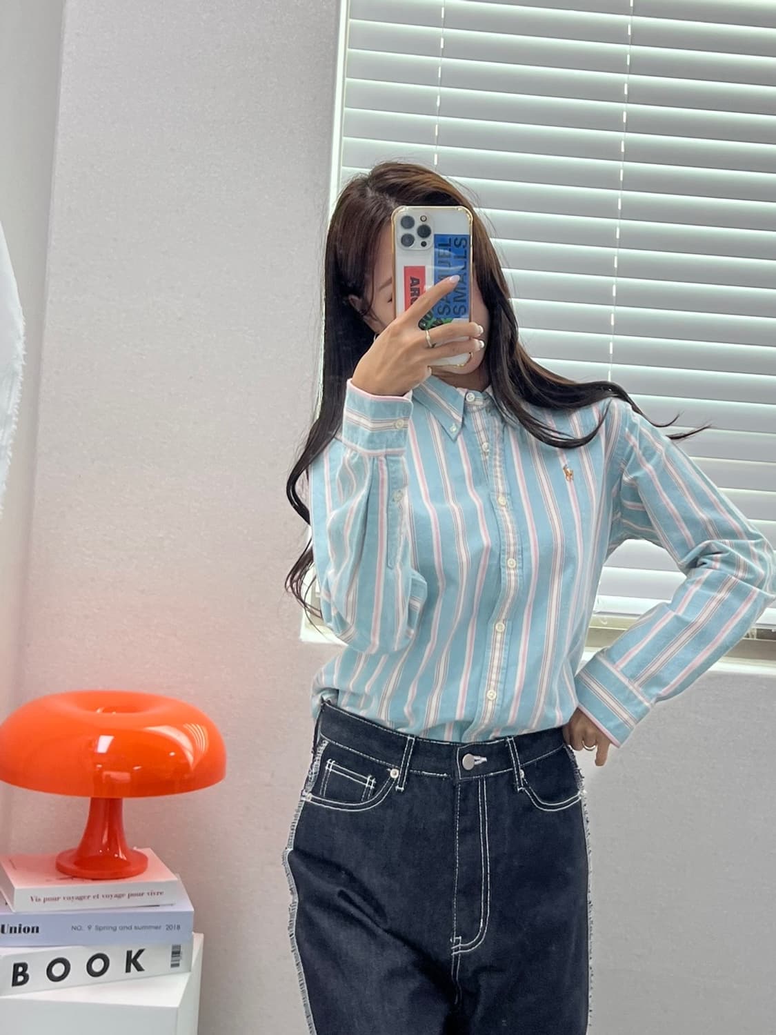 (WOMEN S)랄프로렌 스트라이프 셔츠-M576 상품이미지10