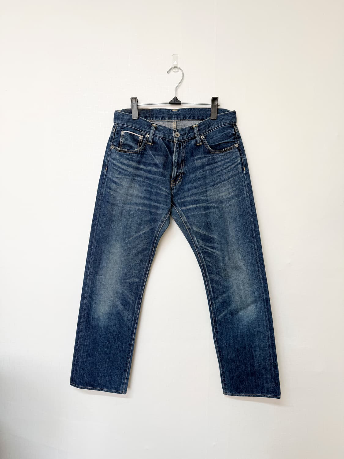 GLR 스탠다드 그린라벨 릴렉싱 워싱 데님 팬츠 상품이미지1