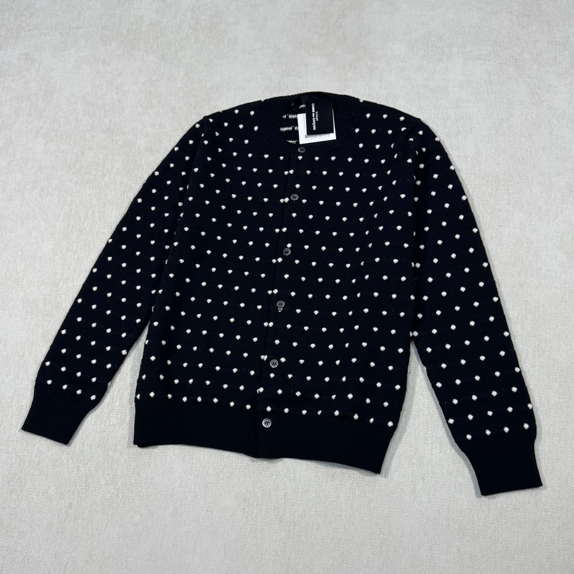 Polka dots black cardigan 상품이미지2