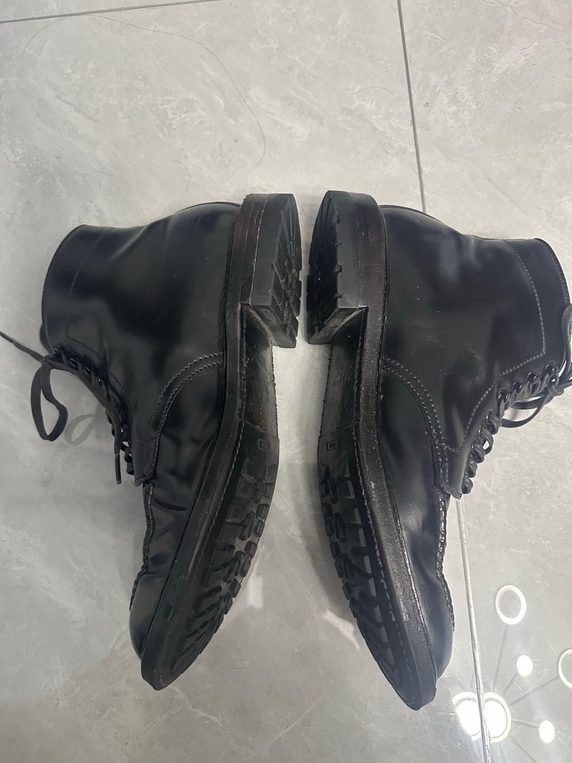 알든 탱커 부츠 코도반 블랙 8.5d 상품이미지3