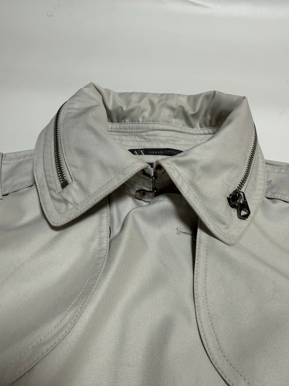 아르마니 익스체인지 더블 브레스트 트렌치 자켓 상품이미지9