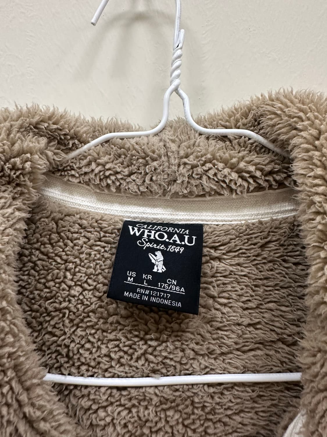 후아유 보아털 후드집업 상품이미지4