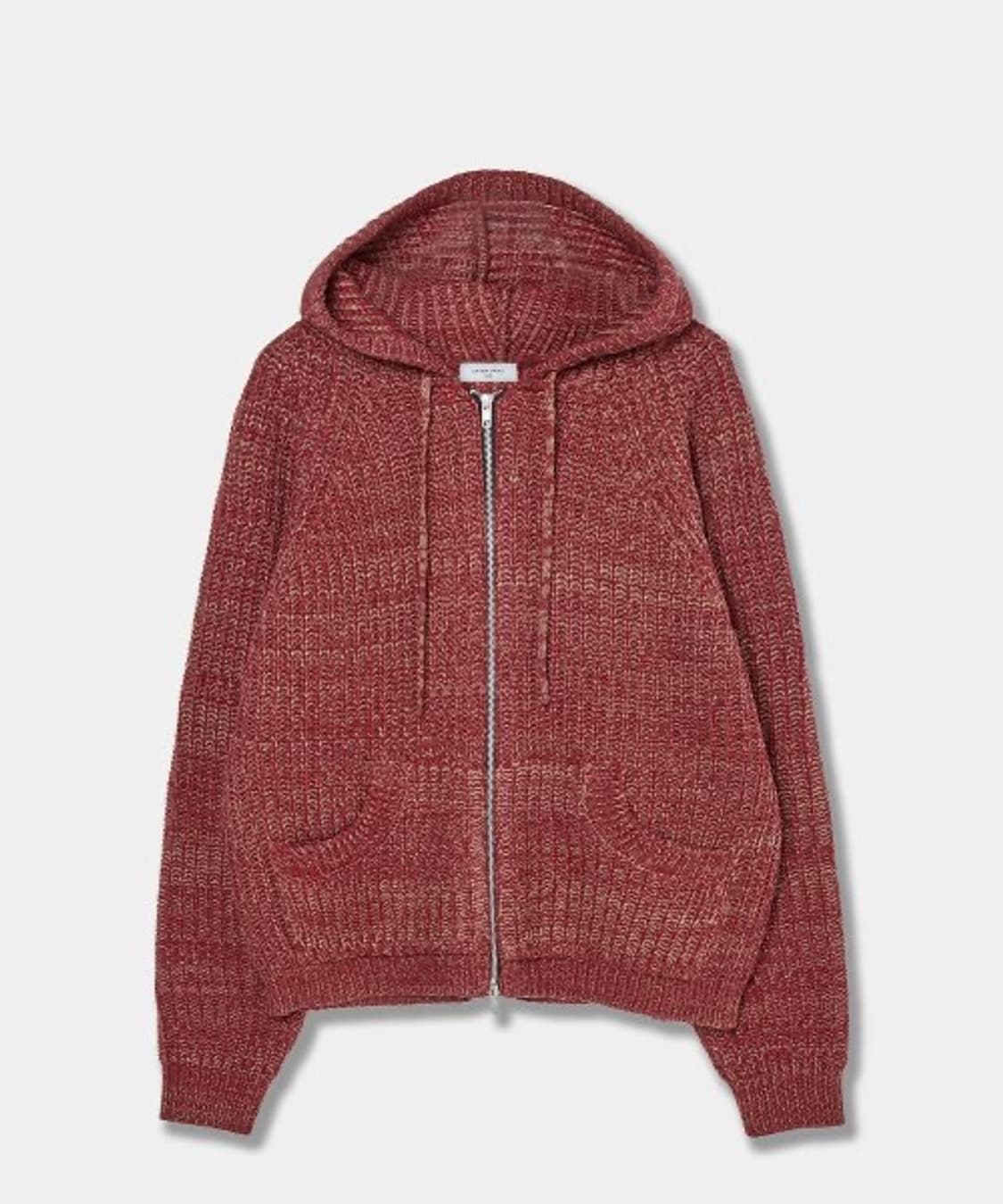 애프터프레이 인타르시아 니트 후드집업 상품이미지1