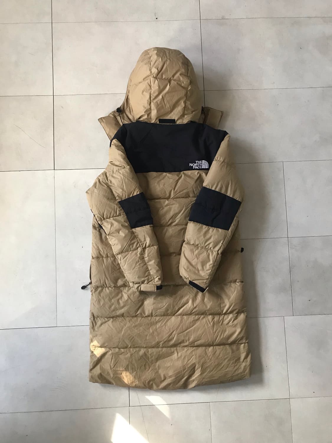 노페 베이지 롱패딩 상품이미지6