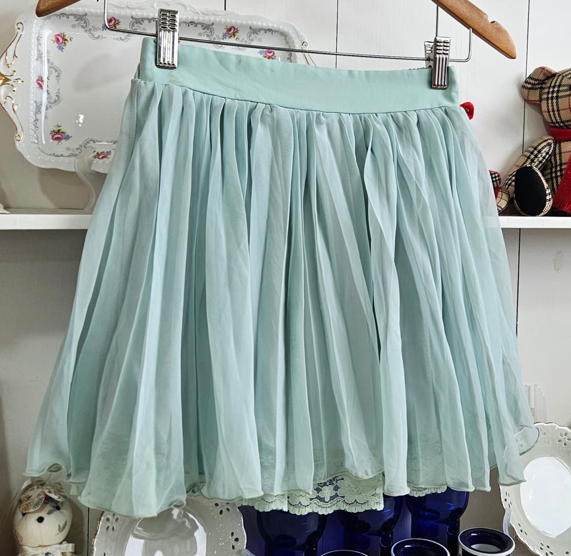 (INGNI) 쉬폰 레이어드 플레어 스커트 상품이미지2