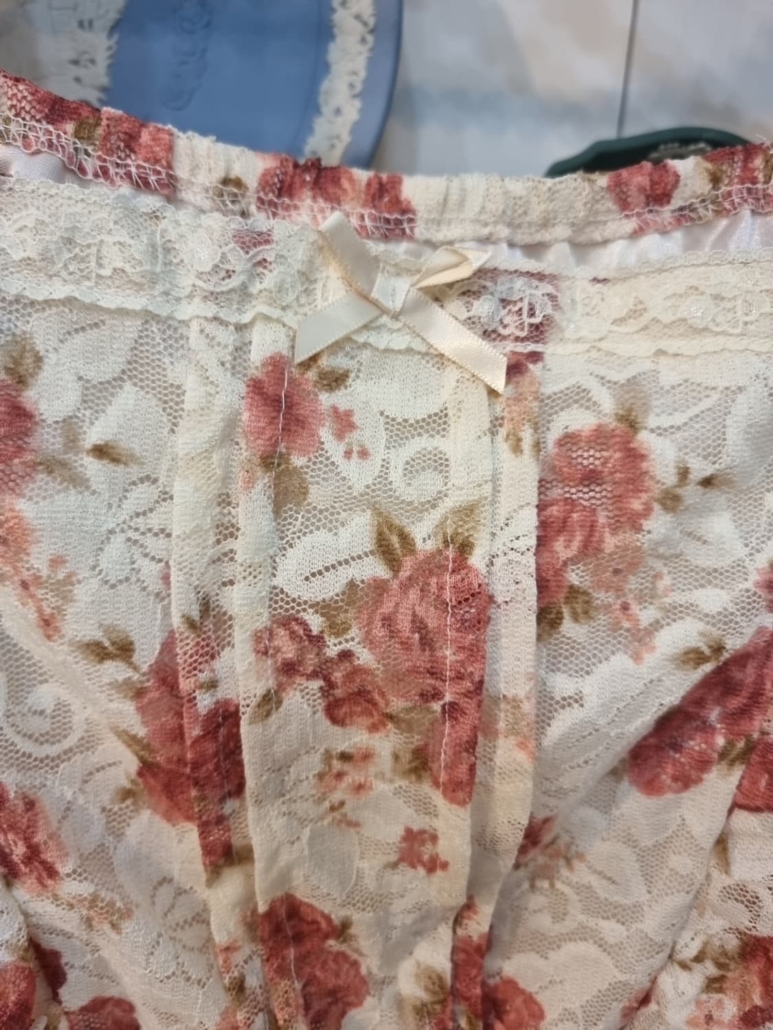 LIZ LISA 리즈리사 로즈 레이스 오버레이 원피스 상품이미지2