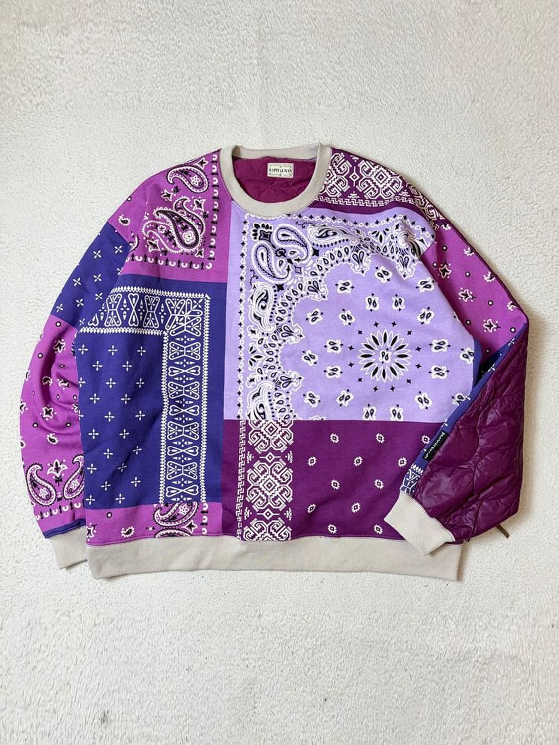 캐피탈 백 헤드 듀얼 반다나 맨투맨 PN9203 상품이미지1