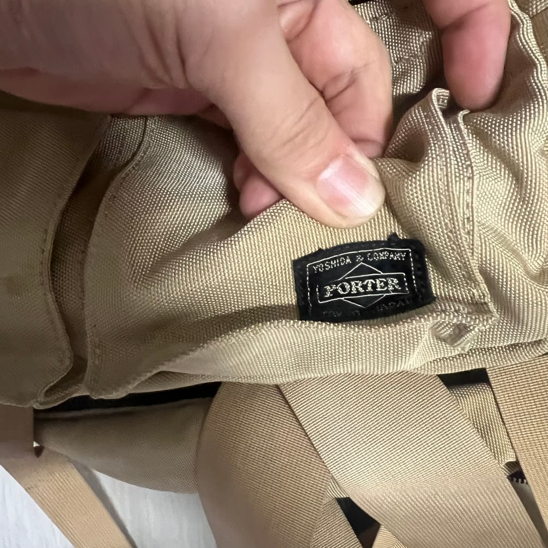 요시다포터 쓰리웨이 베이지 백팩 상품이미지6