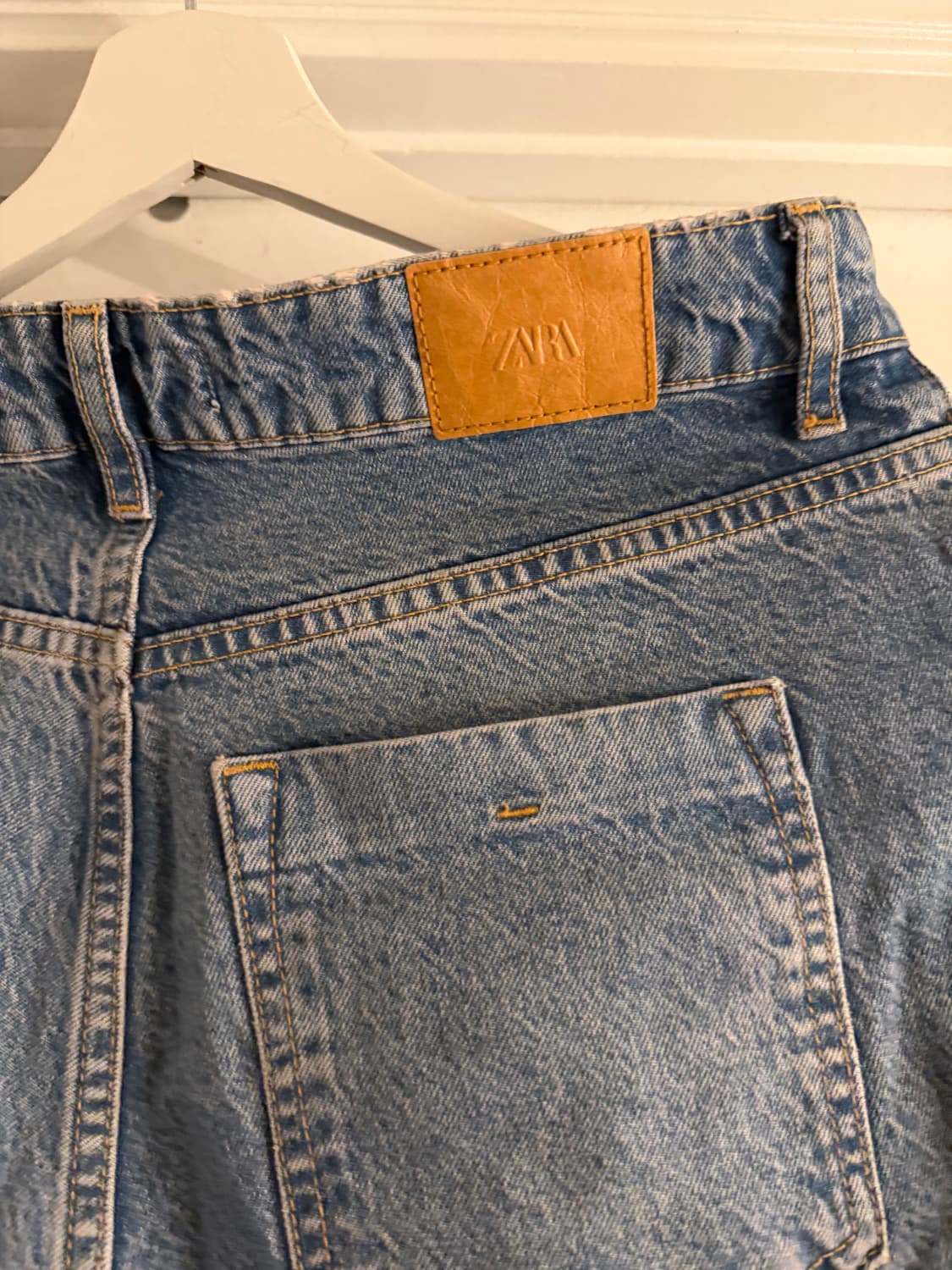 자라 진주 데님 청바지 상품이미지5