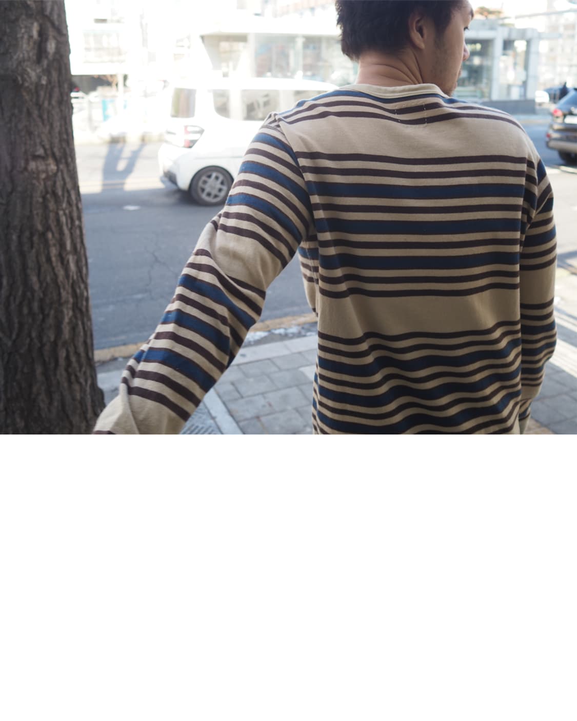 비즈빔 보더 스트라이프 롱슬리브 상품이미지3