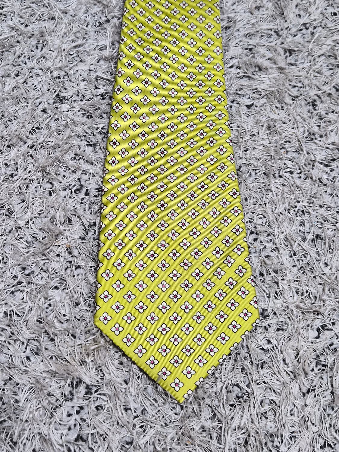 짐톰슨 플라워 도트 패턴 넥타이 Free - N68 상품이미지2