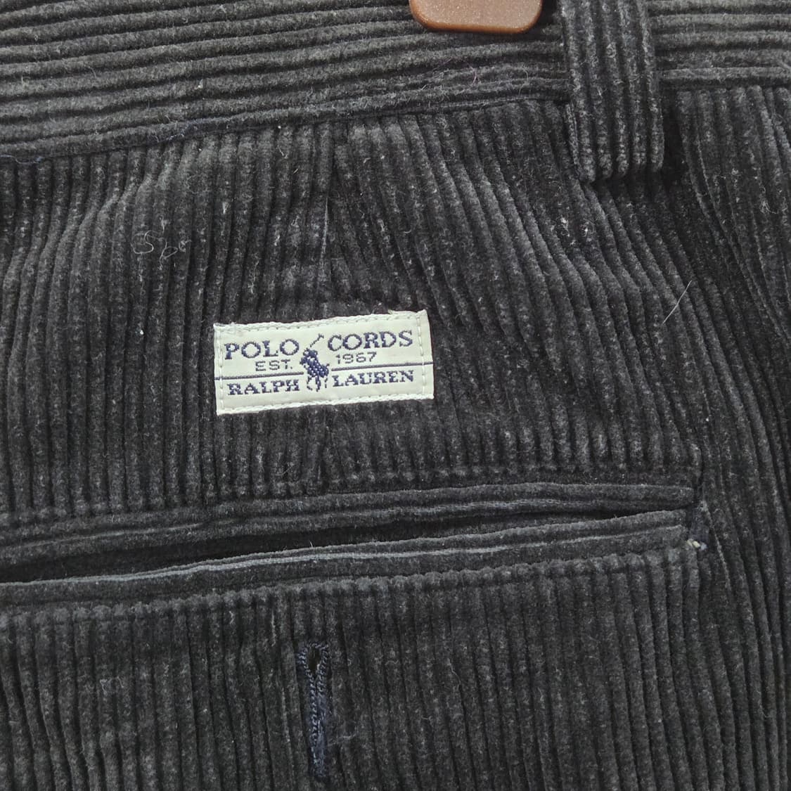 폴로랄프로렌 투턱 다크브라운 코듀로이 팬츠 78/94  상품이미지4