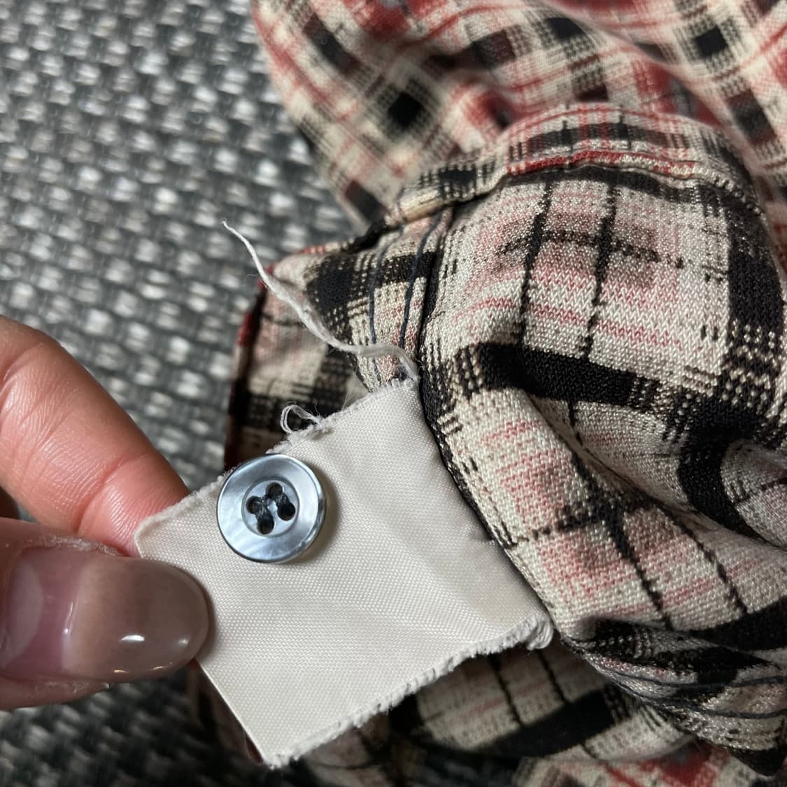 OXBL 빈티지 컬러 패턴 원포켓 긴팔 셔츠 95 상품이미지6