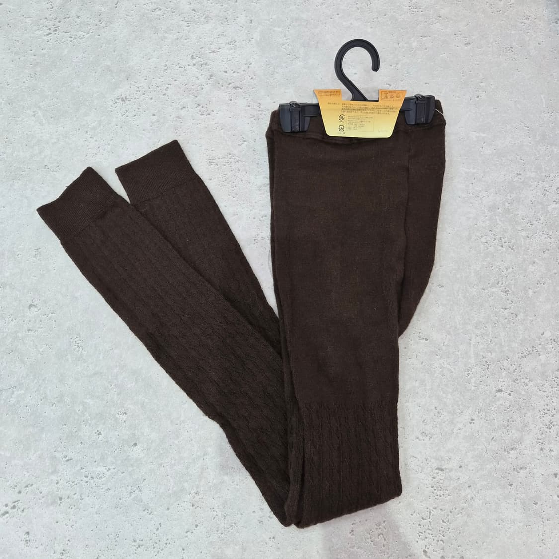 일본 기능성 원적외선 방한 니트 레깅스 상품이미지6