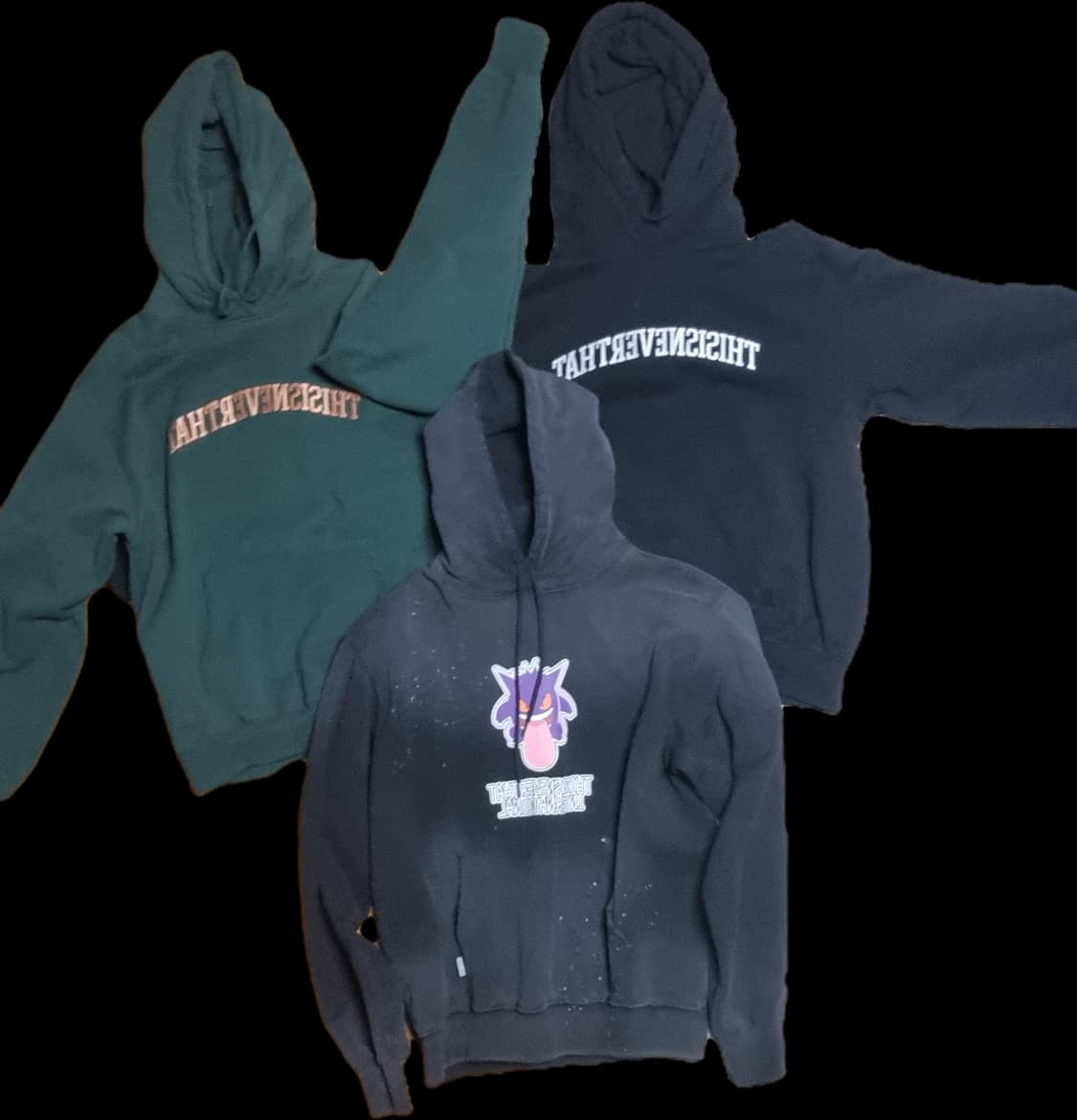 디스이즈네버댓 후드티 3장 일괄 상품이미지2