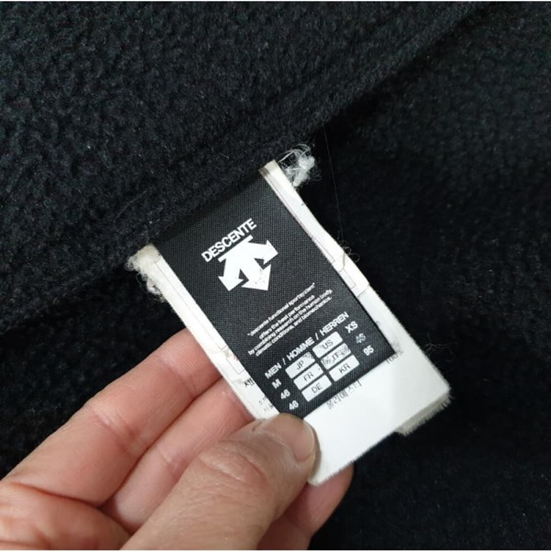 데상트 아카이브 헤비플리스 니트 집업 95 상품이미지7